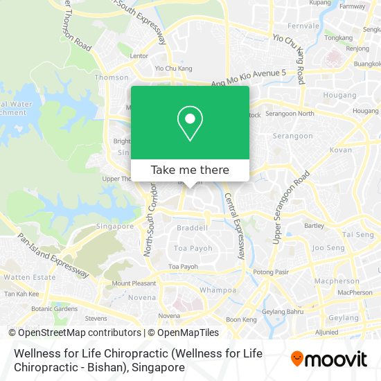 Wellness for Life Chiropractic map