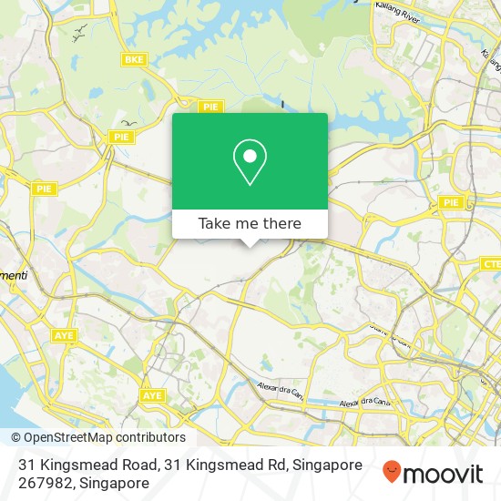 31 Kingsmead Road, 31 Kingsmead Rd, Singapore 267982 map