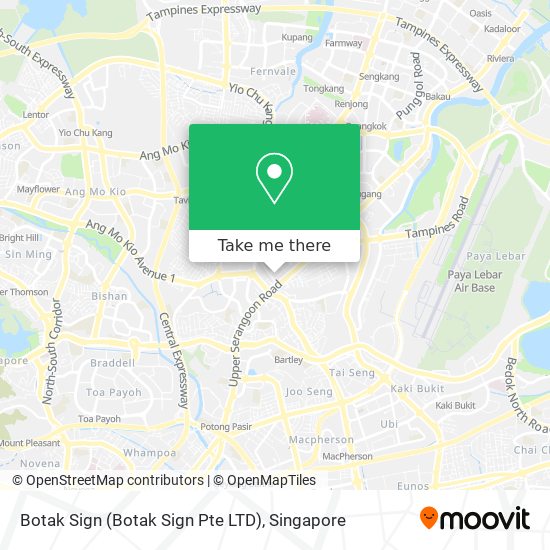 How to get to Botak Sign (Botak Sign Pte LTD) in Northeast by Metro or Bus?