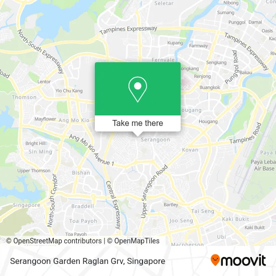 Serangoon Garden Raglan Grv map