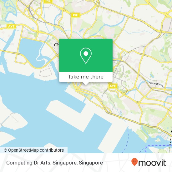 Computing Dr Arts, Singapore map