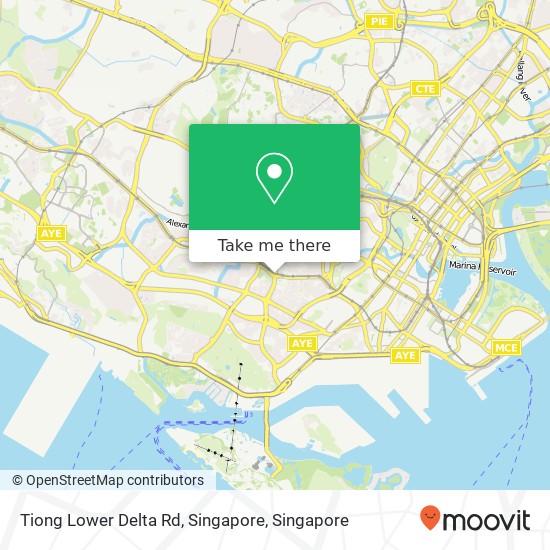 Tiong Lower Delta Rd, Singapore map