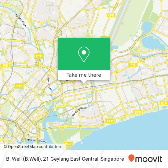 B. Well (B.Well), 21 Geylang East Central map