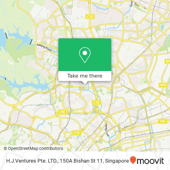 H.J.Ventures Pte. LTD., 150A Bishan St 11地图