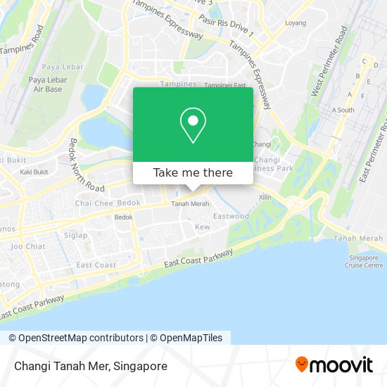 Changi Tanah Mer map