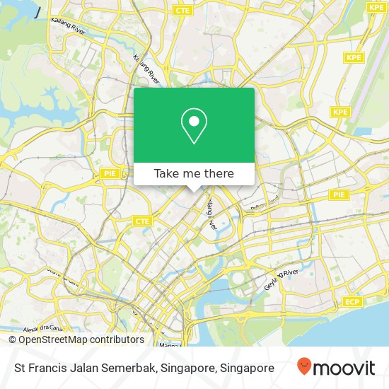 St Francis Jalan Semerbak, Singapore map