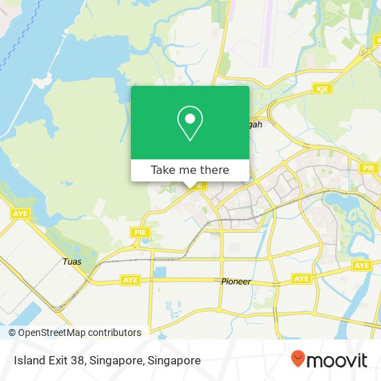 Island Exit 38, Singapore map