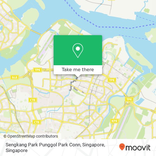 Sengkang Park Punggol Park Conn, Singapore地图