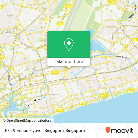 Exit 9 Eunos Flyover, Singapore地图