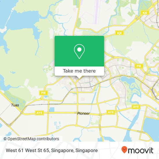 West 61 West St 65, Singapore map