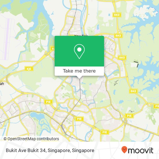 Bukit Ave Bukit 34, Singapore map