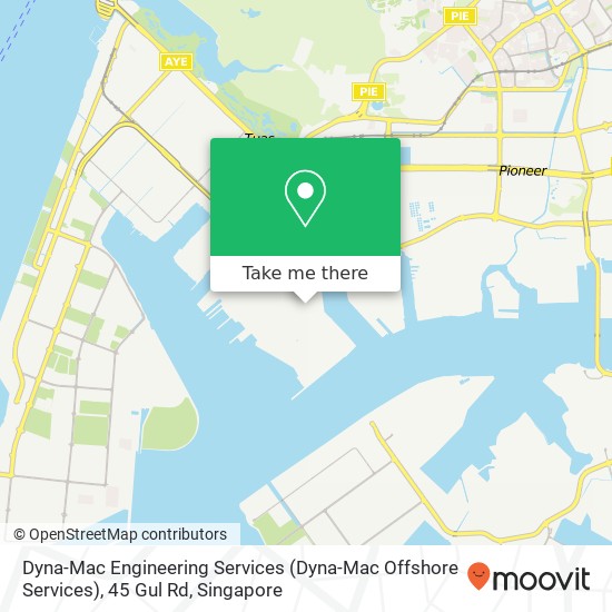 Dyna-Mac Engineering Services (Dyna-Mac Offshore Services), 45 Gul Rd地图