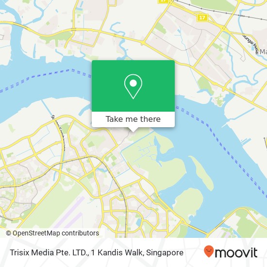 Trisix Media Pte. LTD., 1 Kandis Walk map