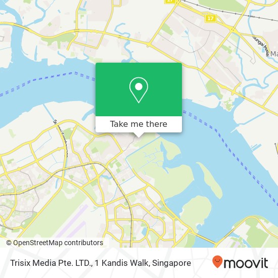 Trisix Media Pte. LTD., 1 Kandis Walk地图