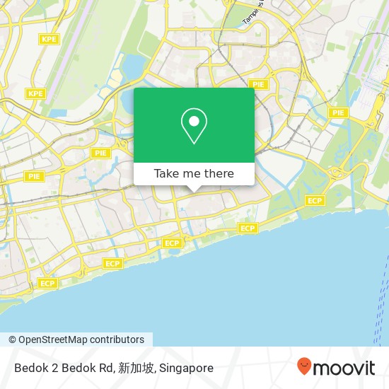 Bedok 2 Bedok Rd, 新加坡地图