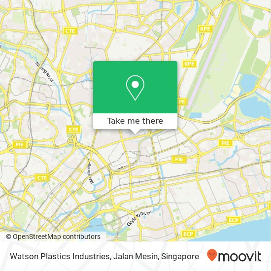 Watson Plastics Industries, Jalan Mesin map