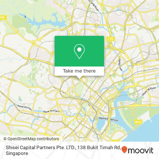 Shisei Capital Partners Pte. LTD., 138 Bukit Timah Rd map