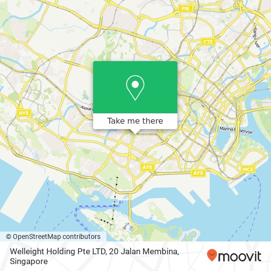 Welleight Holding Pte LTD, 20 Jalan Membina map