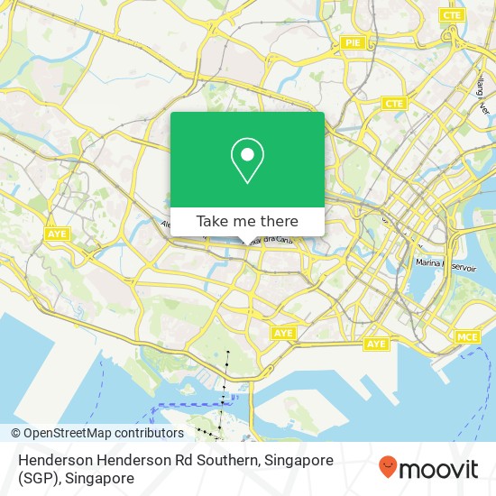 Henderson Henderson Rd Southern, Singapore (SGP)地图