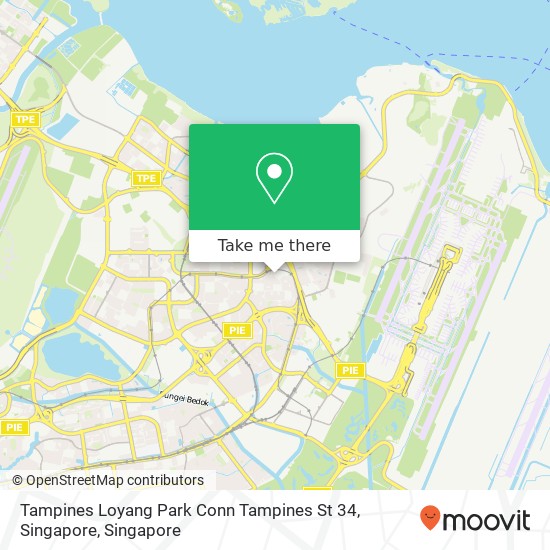 Tampines Loyang Park Conn Tampines St 34, Singapore地图