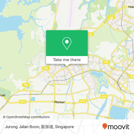Jurong Jalan Boon, 新加坡地图