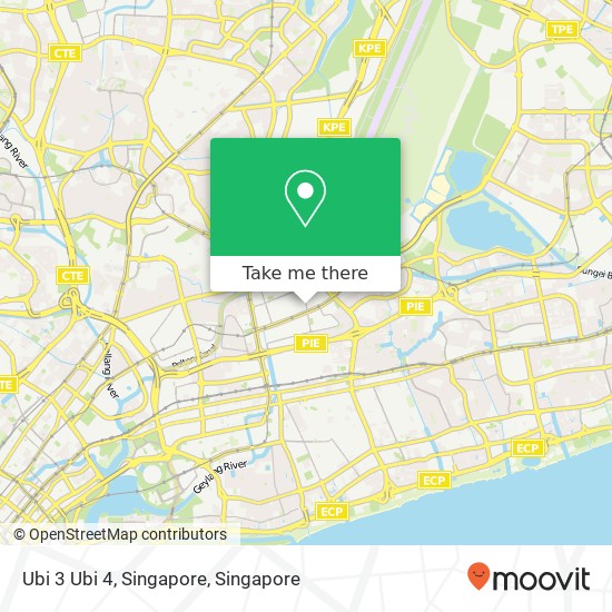 Ubi 3 Ubi 4, Singapore map