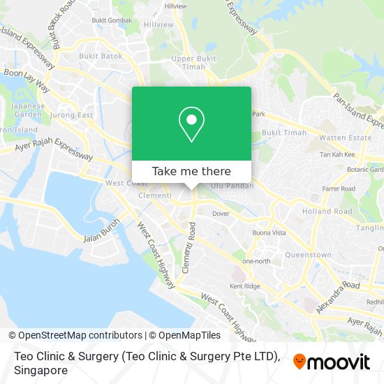 Teo Clinic & Surgery (Teo Clinic & Surgery Pte LTD)地图