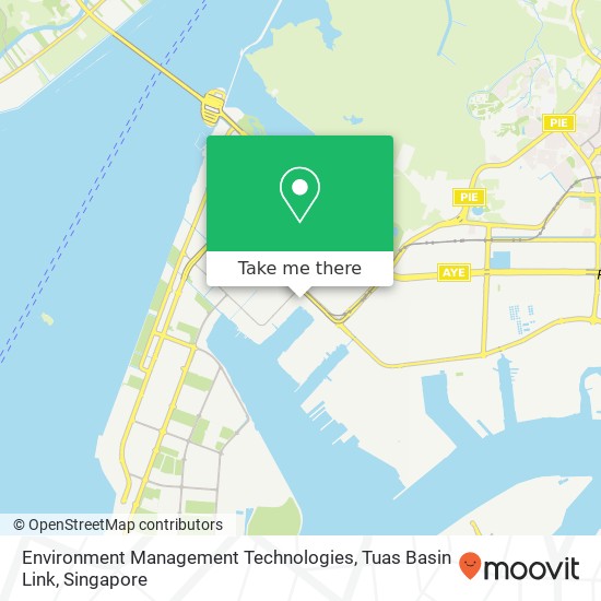 Environment Management Technologies, Tuas Basin Link地图