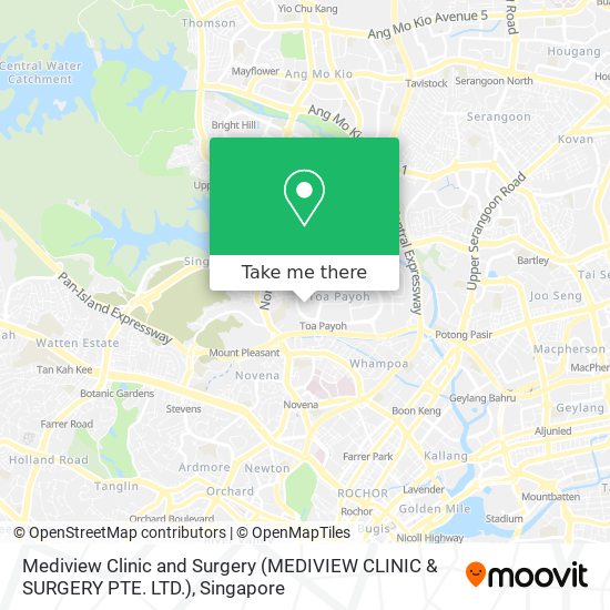 Mediview Clinic and Surgery (MEDIVIEW CLINIC & SURGERY PTE. LTD.)地图