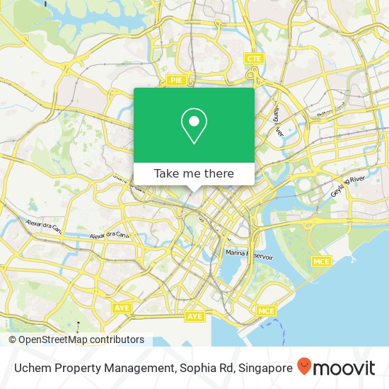 Uchem Property Management, Sophia Rd map