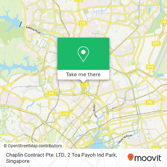 Chaplin Contract Pte. LTD., 2 Toa Payoh Ind Park map