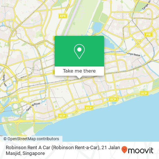 Robinson Rent A Car (Robinson Rent-a-Car), 21 Jalan Masjid map