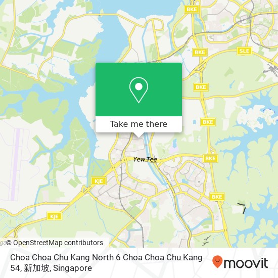 Choa Choa Chu Kang North 6 Choa Choa Chu Kang 54, 新加坡 map