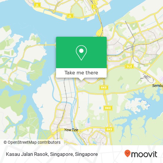 Kasau Jalan Rasok, Singapore map
