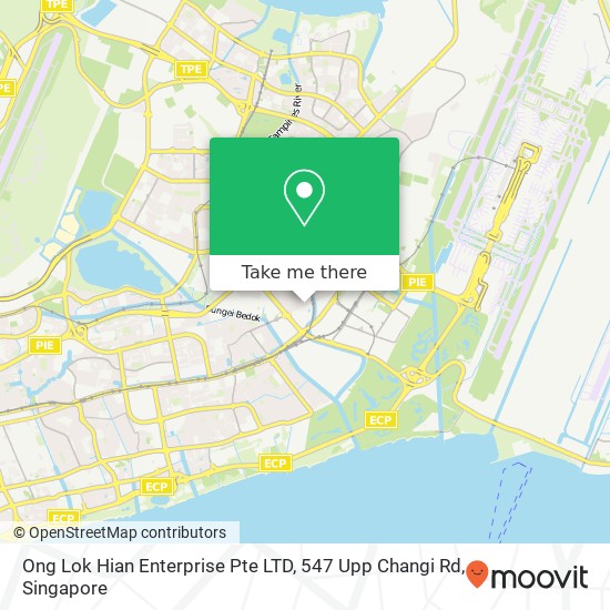 Ong Lok Hian Enterprise Pte LTD, 547 Upp Changi Rd map