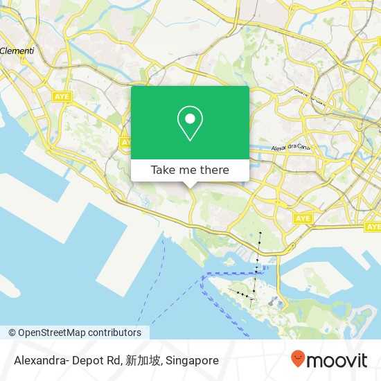 Alexandra- Depot Rd, 新加坡 map