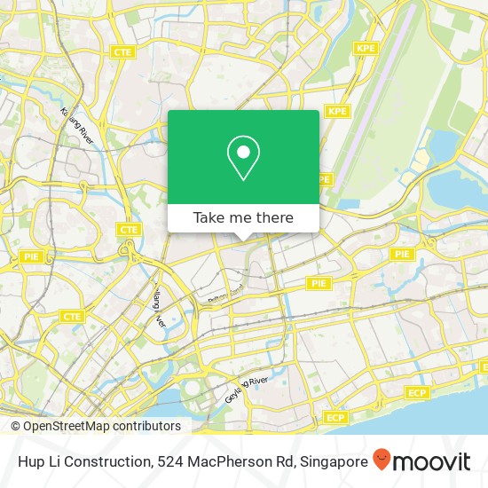 Hup Li Construction, 524 MacPherson Rd map