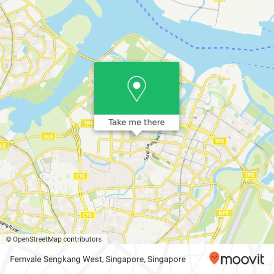 Fernvale Sengkang West, Singapore map