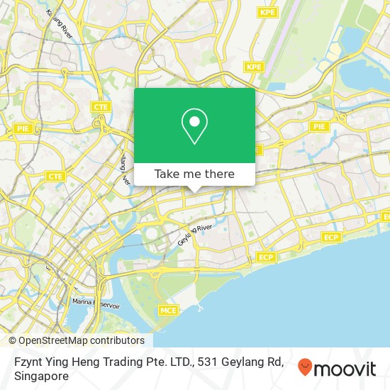 Fzynt Ying Heng Trading Pte. LTD., 531 Geylang Rd map