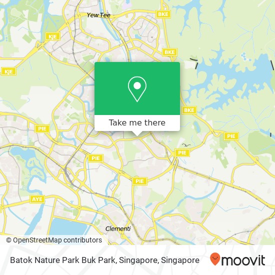 Batok Nature Park Buk Park, Singapore地图