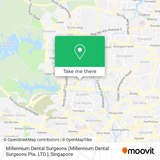 Millennium Dental Surgeons (Millennium Dental Surgeons Pte. LTD.)地图
