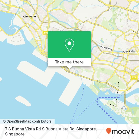 7,S Buona Vista Rd S Buona Vista Rd, Singapore map