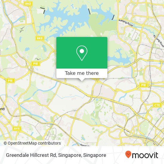 Greendale Hillcrest Rd, Singapore map