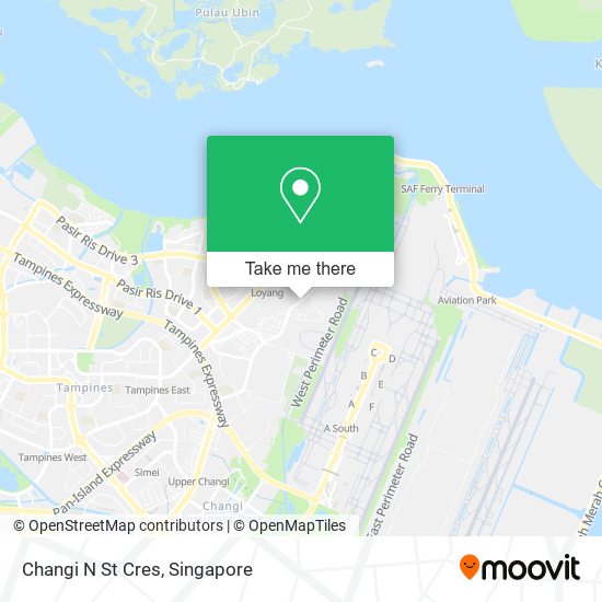 Changi N St Cres地图