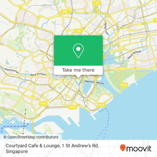 Courtyard Cafe & Lounge, 1 St Andrew's Rd map