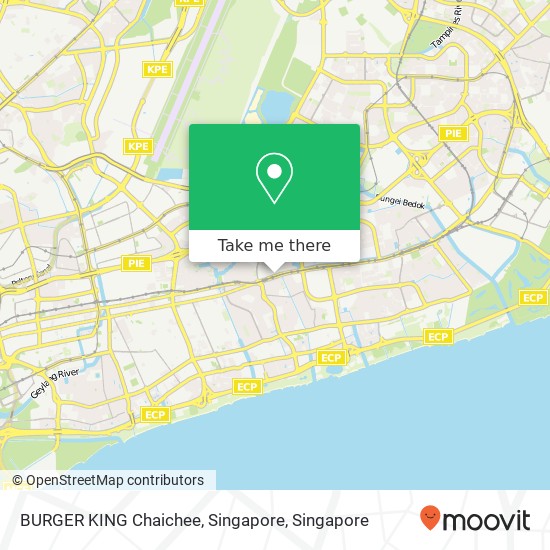 BURGER KING Chaichee, Singapore map