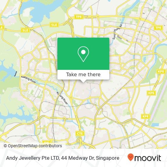 Andy Jewellery Pte LTD, 44 Medway Dr地图