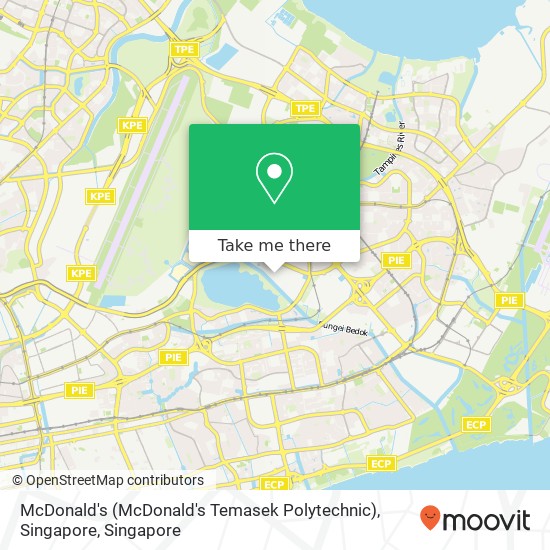McDonald's (McDonald's Temasek Polytechnic), Singapore map