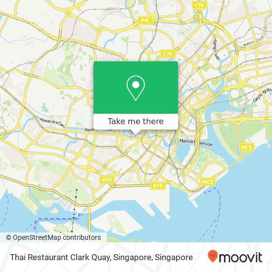 Thai Restaurant Clark Quay, Singapore map
