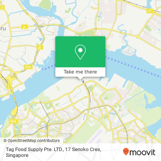 Tag Food Supply Pte. LTD., 17 Senoko Cres map